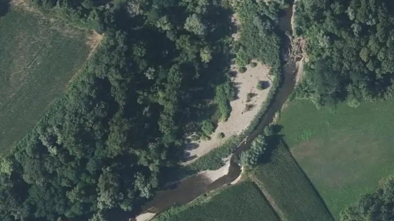 Vue aérienne : Plage du Vert