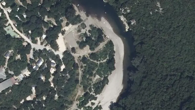 Vue aérienne : Plage Mésange