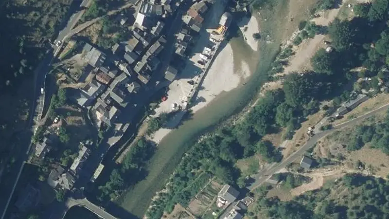 Vue aérienne : Pont des Vignes
