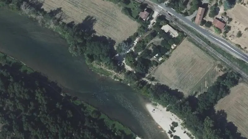 Vue aérienne : Plage de PEYRE