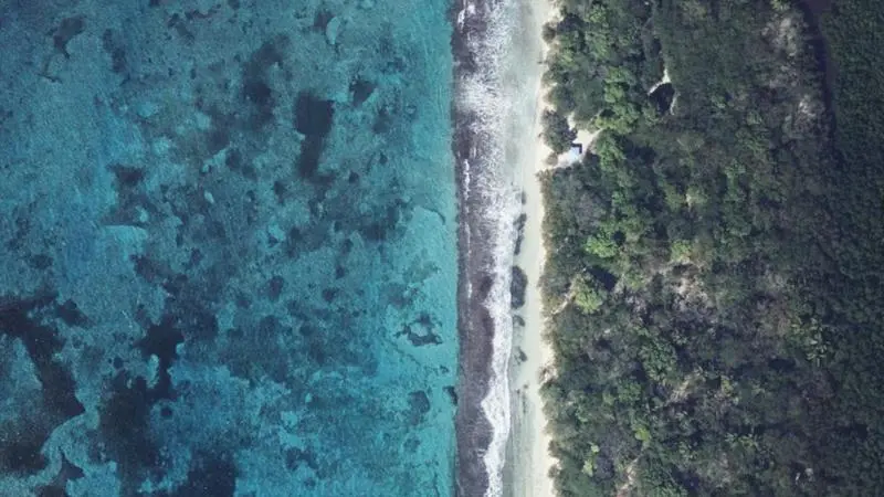 Vue aérienne : Pointe d'Antigues