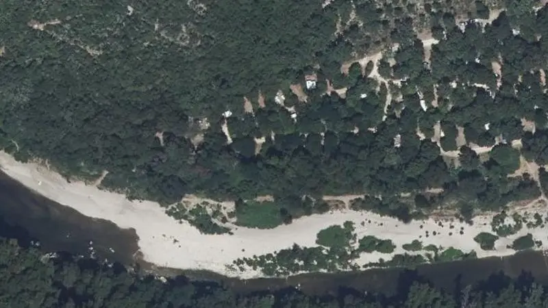 Vue aérienne : Plage Fauvette