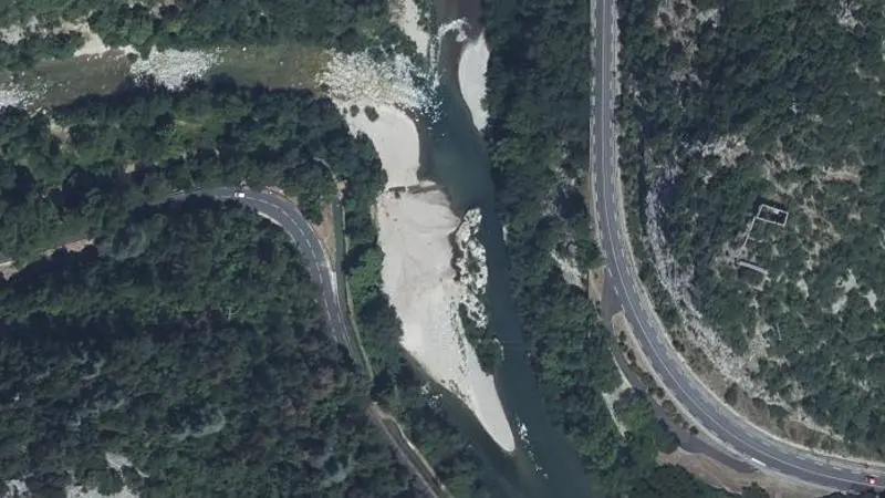 Vue aérienne : Herault-Les Forces