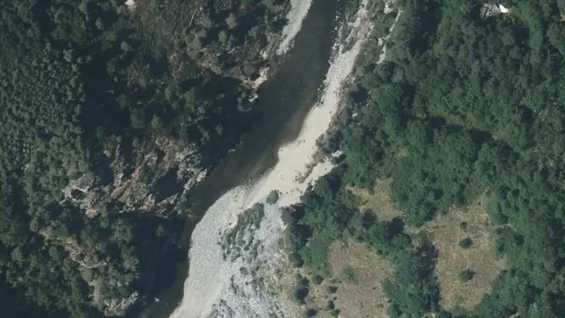 Vue aérienne : Plage de la Loire