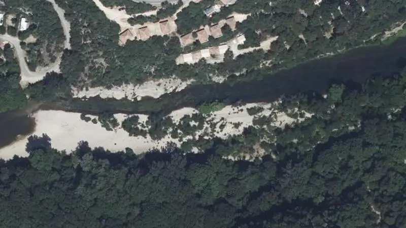 Vue aérienne : Les Pierres Plates