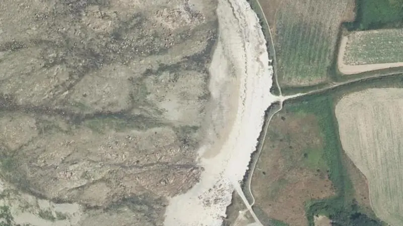 Vue aérienne : Port la Chaine