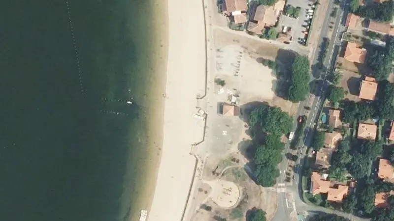 Vue aérienne : La Pergola (lac Marin)