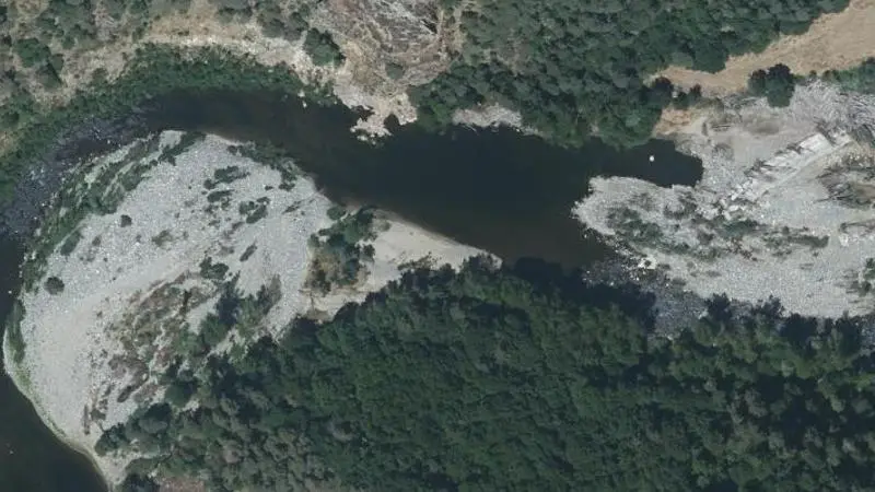 Vue aérienne : Plage de la Loire