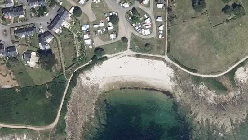 Vue aérienne : Port Sable