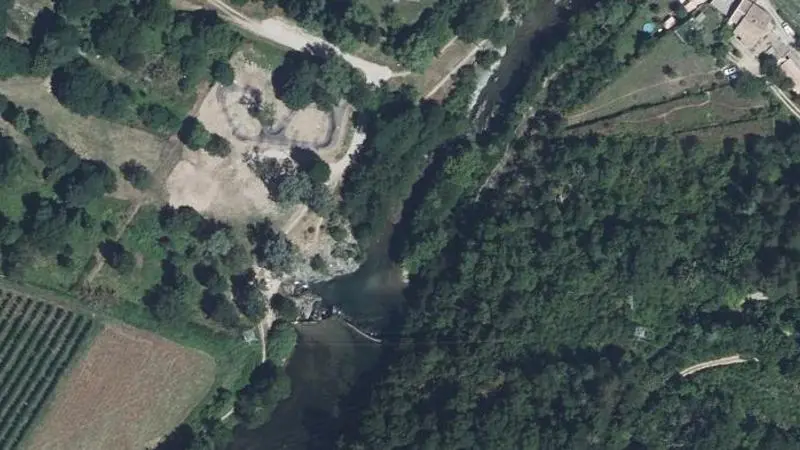 Vue aérienne : La Fabregue