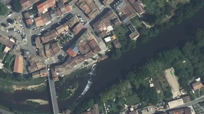 Vue aérienne : Viaur au Ponton