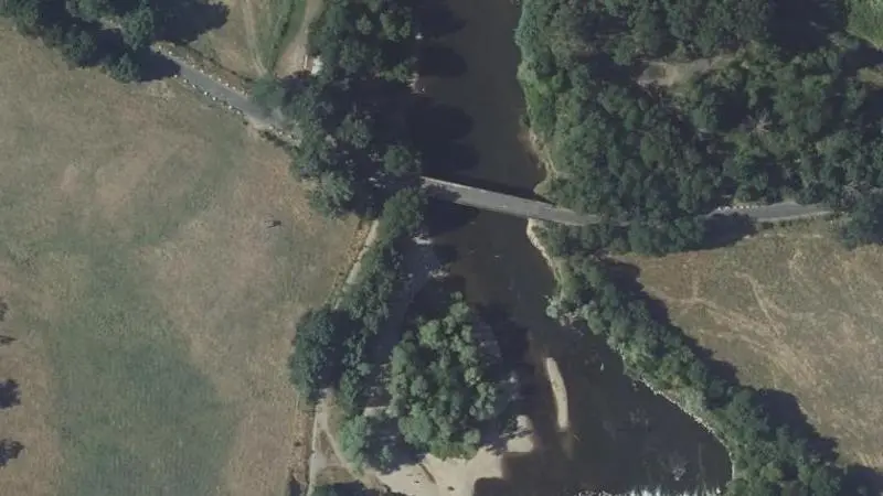 Vue aérienne : Plage de la Meurthe
