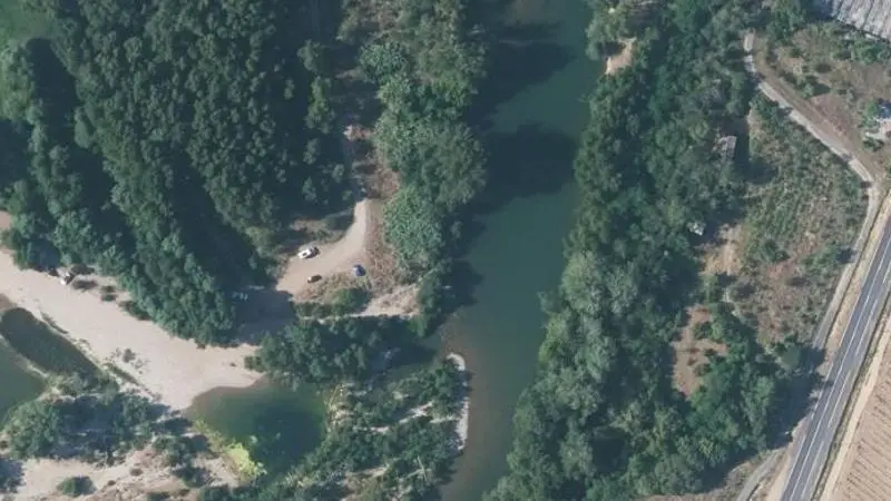 Vue aérienne : Plage de l'Hérault