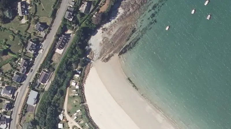Vue aérienne : Fond de la Baie