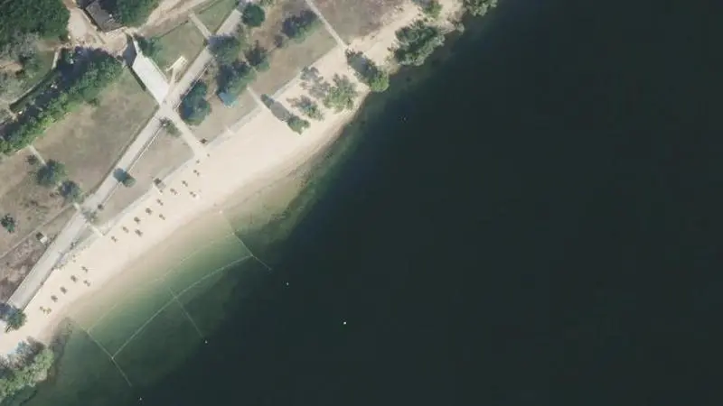 Vue aérienne : Ile de Loisirs de Moisson