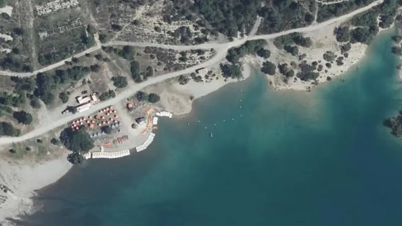 Vue aérienne : Plage du Cheiron