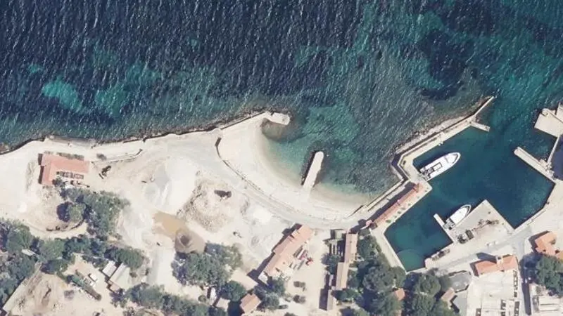 Vue aérienne : Ile de Bendor-Plage