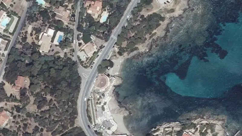 Vue aérienne : Les Issambres Calanque Bonne Eau