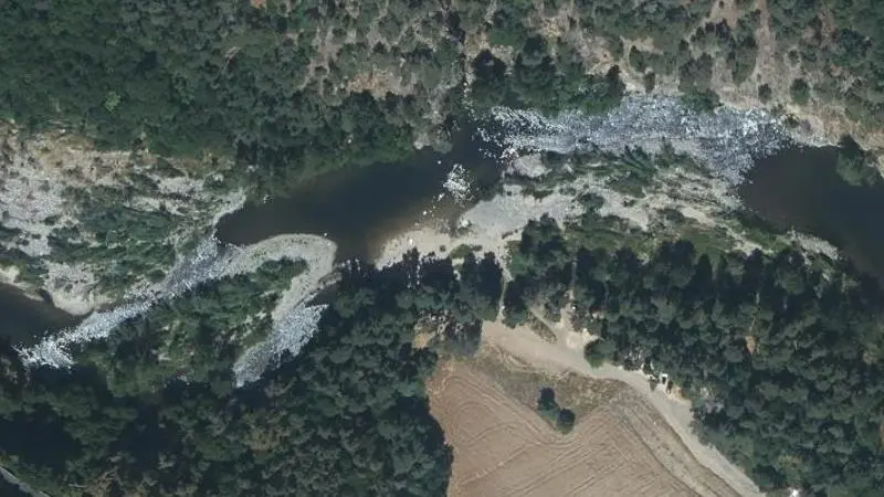 Vue aérienne : Plage de la Loire