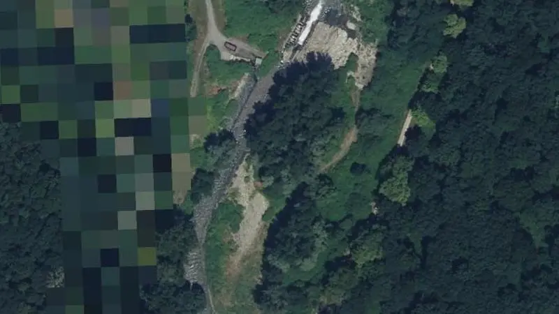 Vue aérienne : Plage de l'Adour
