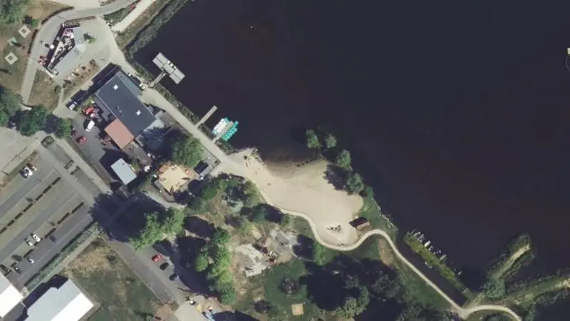 Vue aérienne : Etang du Pont Rouge