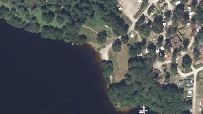 Vue aérienne : Plage de Broussas