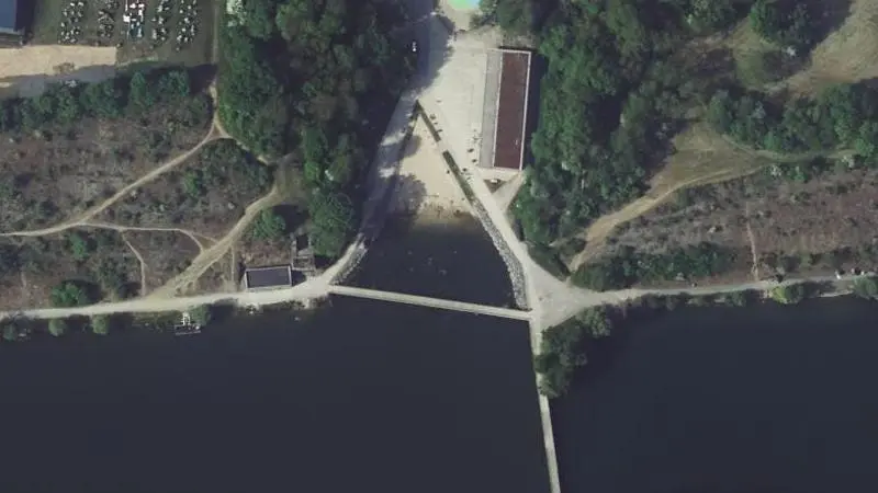 Vue aérienne : Plage de Jeumont