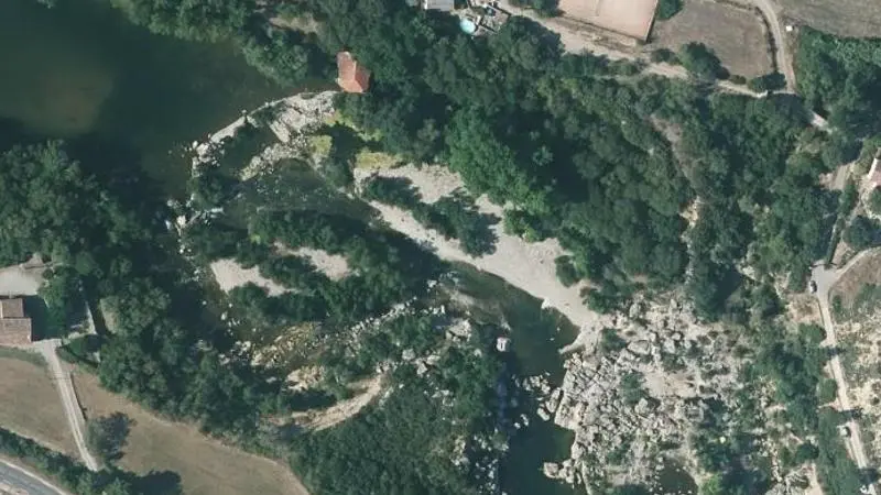Vue aérienne : Plage de l'Orb