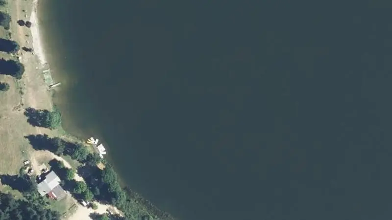 Vue aérienne : Le Lac de Coucouron