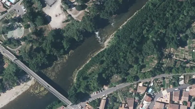 Vue aérienne : Plage de l'Orb