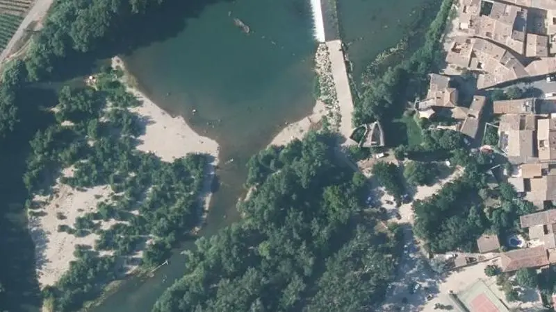 Vue aérienne : Plage de l'Hérault