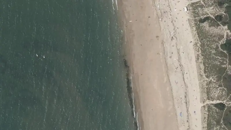 Vue aérienne : Plage des Sables Vigniers