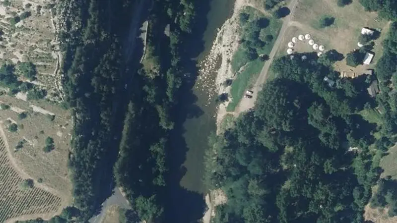 Vue aérienne : Pont de Montbrun