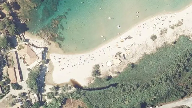 Vue aérienne : Portigliolo