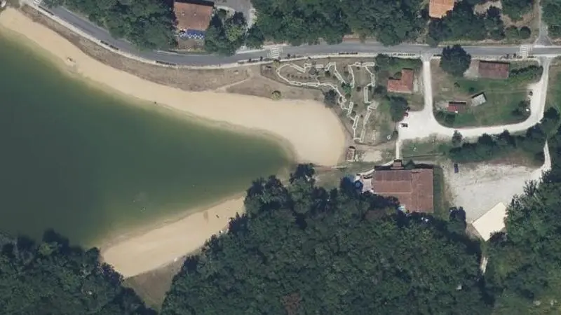 Vue aérienne : Centre de loisirs