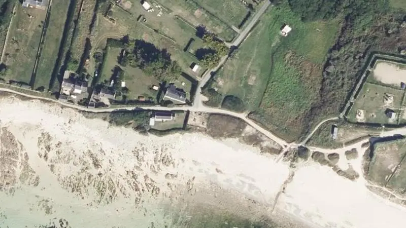 Vue aérienne : Plage de Mesperleuc