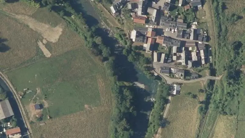 Vue aérienne : Plage de la Neste