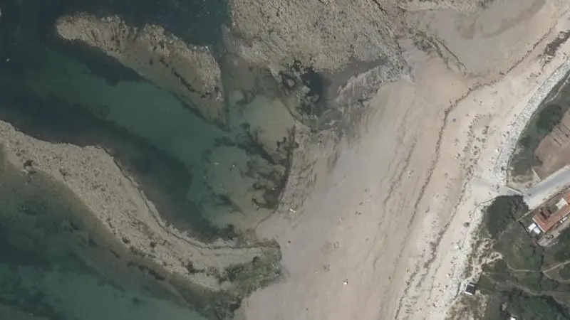 Vue aérienne : Plage de Chaucre