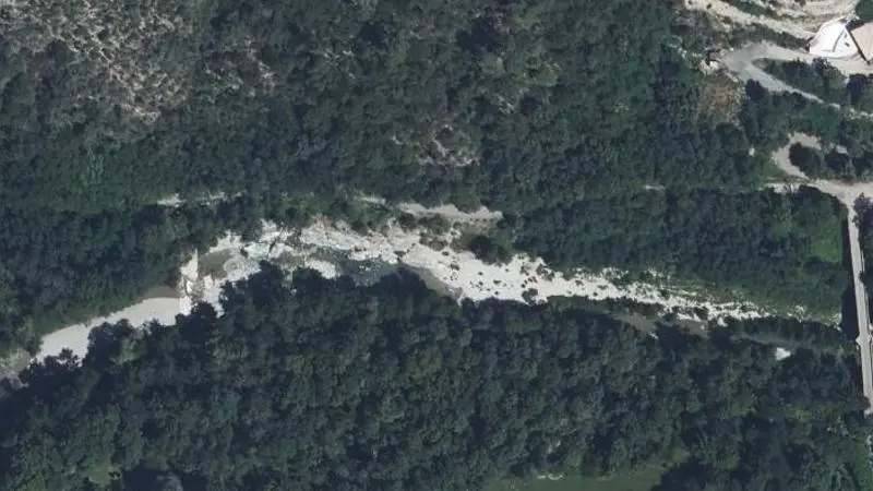 Vue aérienne : Le Pont des Camisards