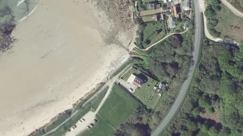 Vue aérienne : Anse du Brick