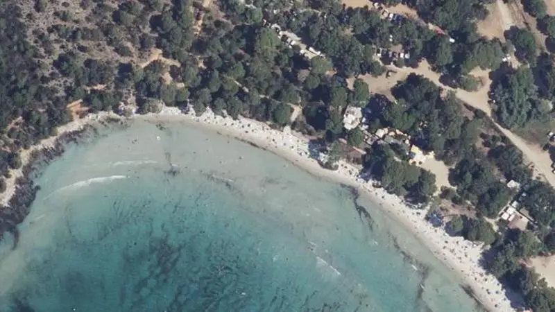 Vue aérienne : Plage l'Estagnol