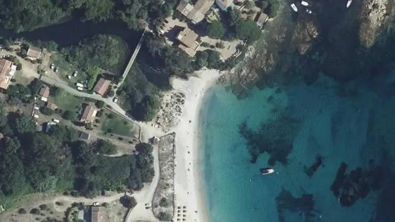 Vue aérienne : Favone Nord