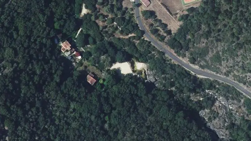 Vue aérienne : Baignade El Mouli