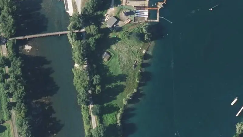 Vue aérienne : Plage de Baudreix