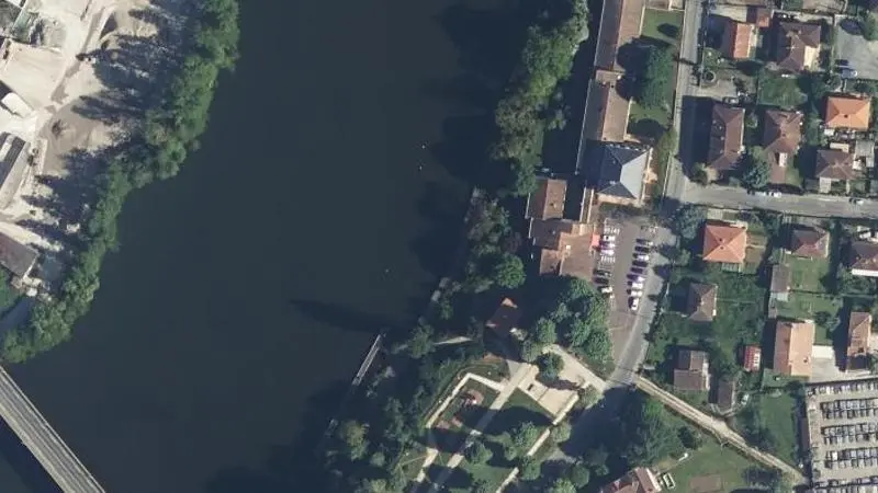 Vue aérienne : Sainte Livrade