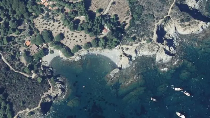 Vue aérienne : Plage Balanti