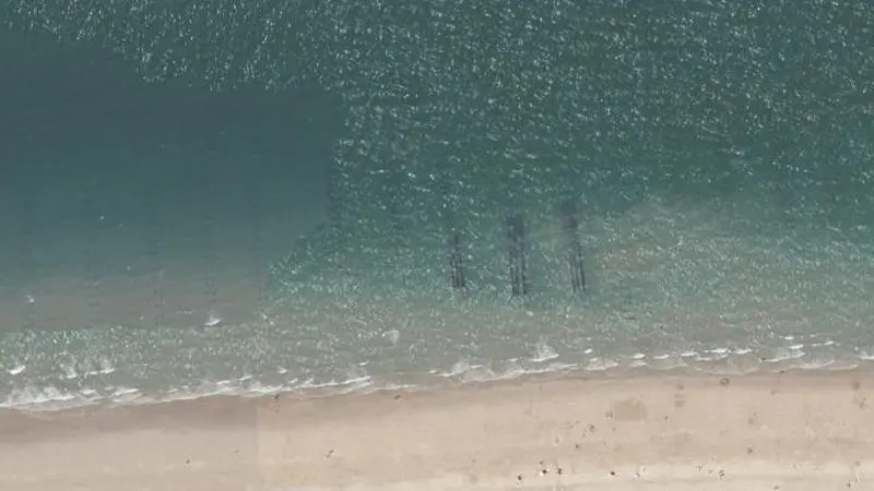 Vue aérienne : Plage la Gautrelle