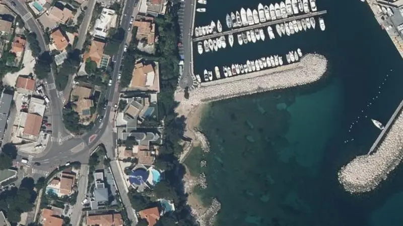 Vue aérienne : Plage Fernandel