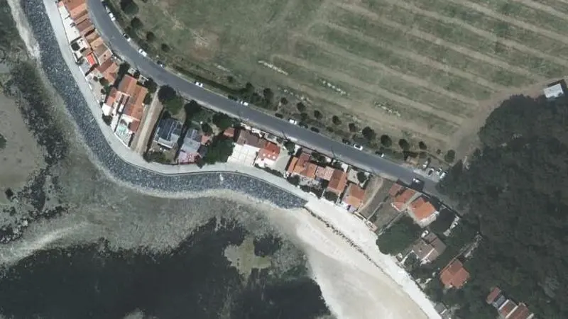 Vue aérienne : Plage Ouest