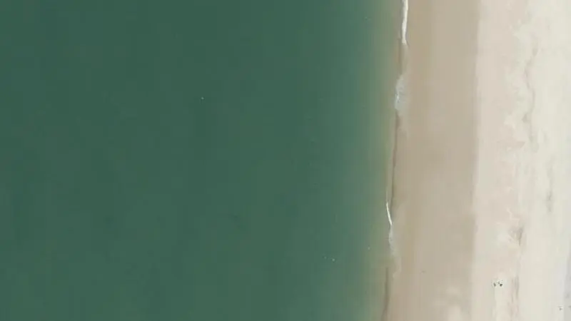 Vue aérienne : Plage de la Salie